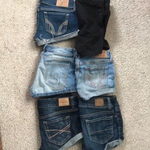 bundle of 6 varying shorts !!
